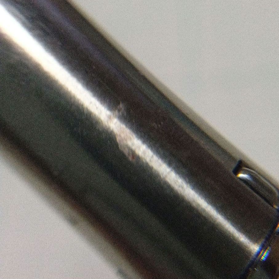 PILOT　ミュー『 μ 』万年筆 シルバー　付属品無　中古品