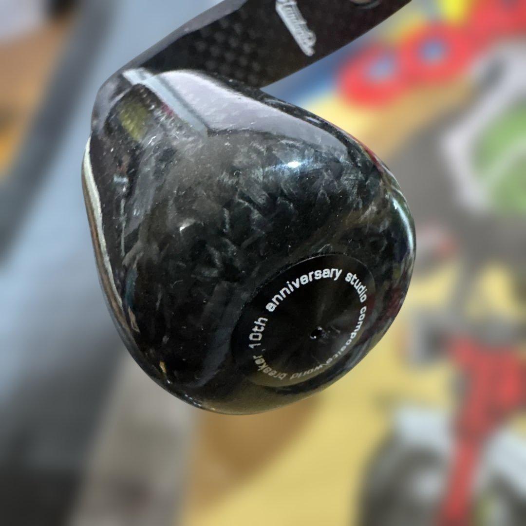 スタジオコンポジットRC-SCEX100カーボンハンドル ラバーコーティングノブ