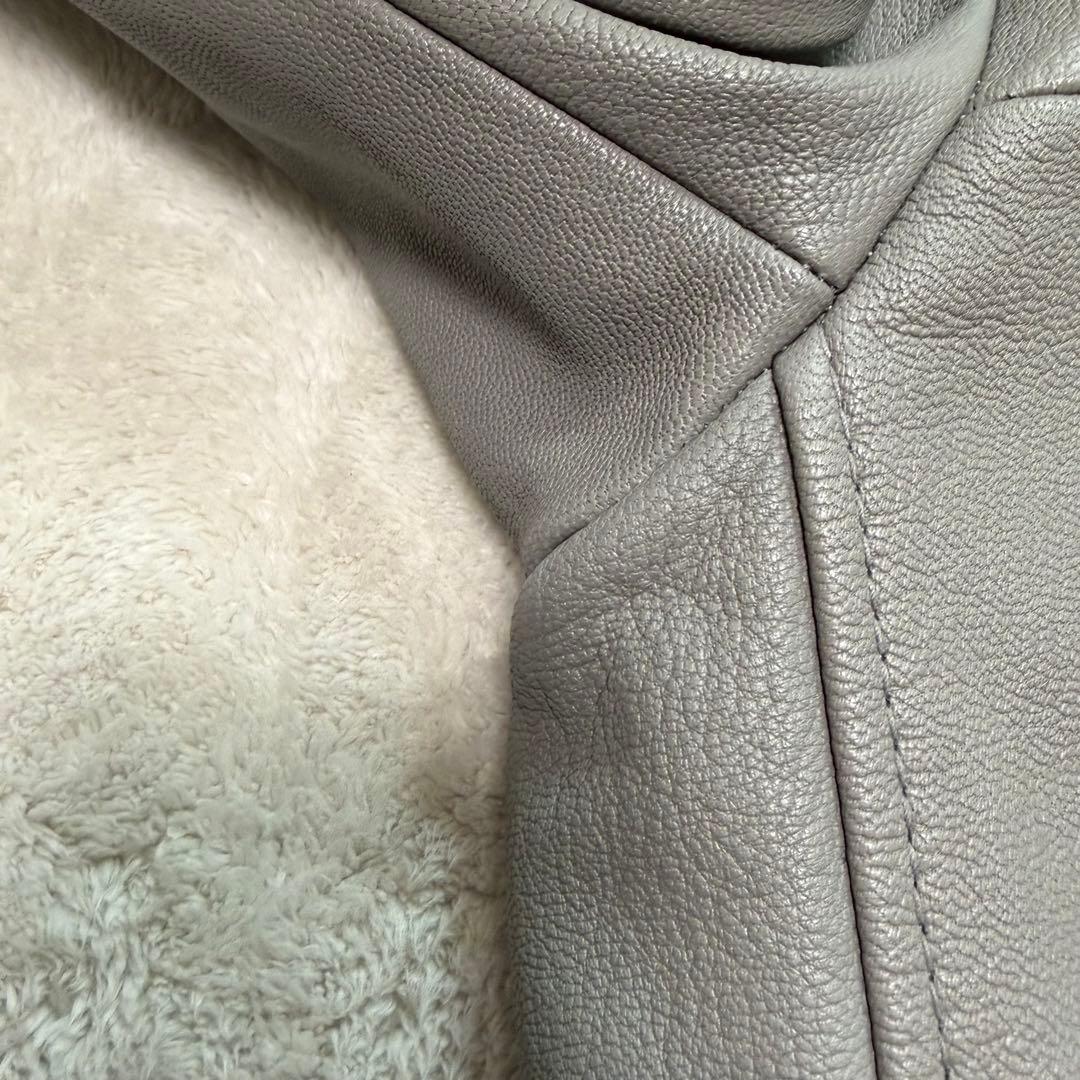 【美品・希少カラー】アヴィレックス レザージャケット ライダース ワッペン ロゴ