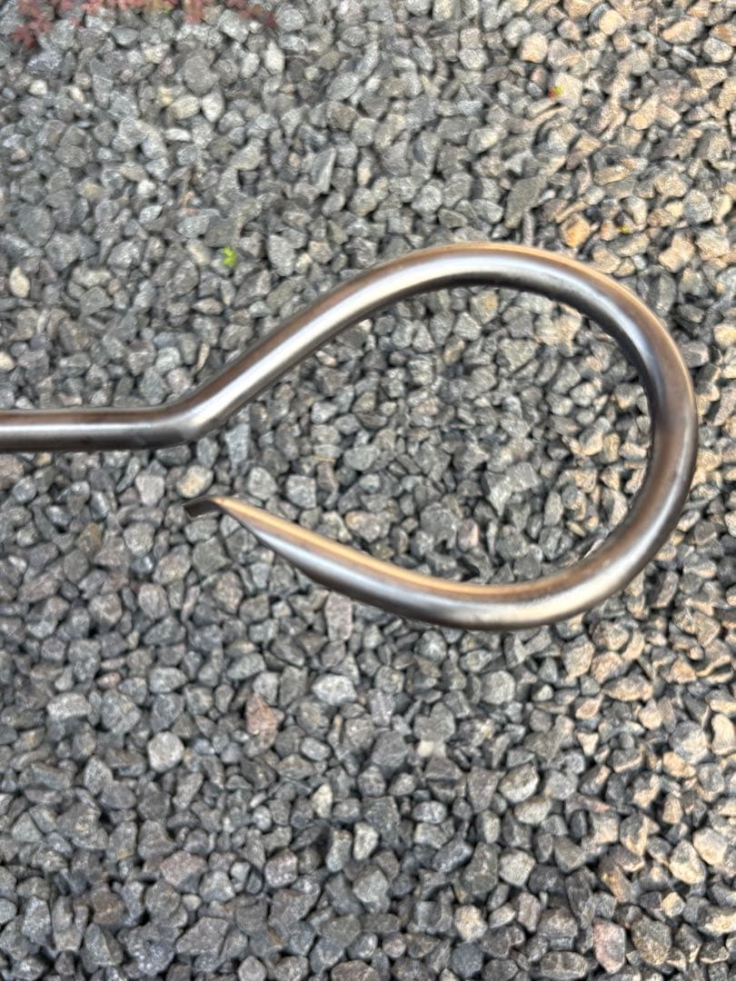 ハンドメイド　焚き火ハンガー　ファイヤーアンカー