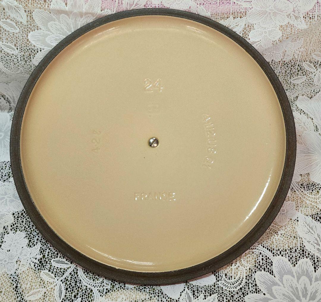 ル・クルーゼ 両手鍋 24センチ 赤 チェリーレッド