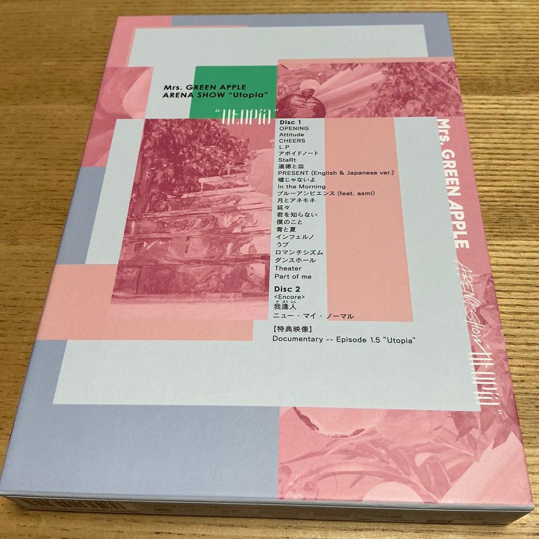 Mrs. GREEN APPLE アリーナショーUtopia DVD 初回限定盤