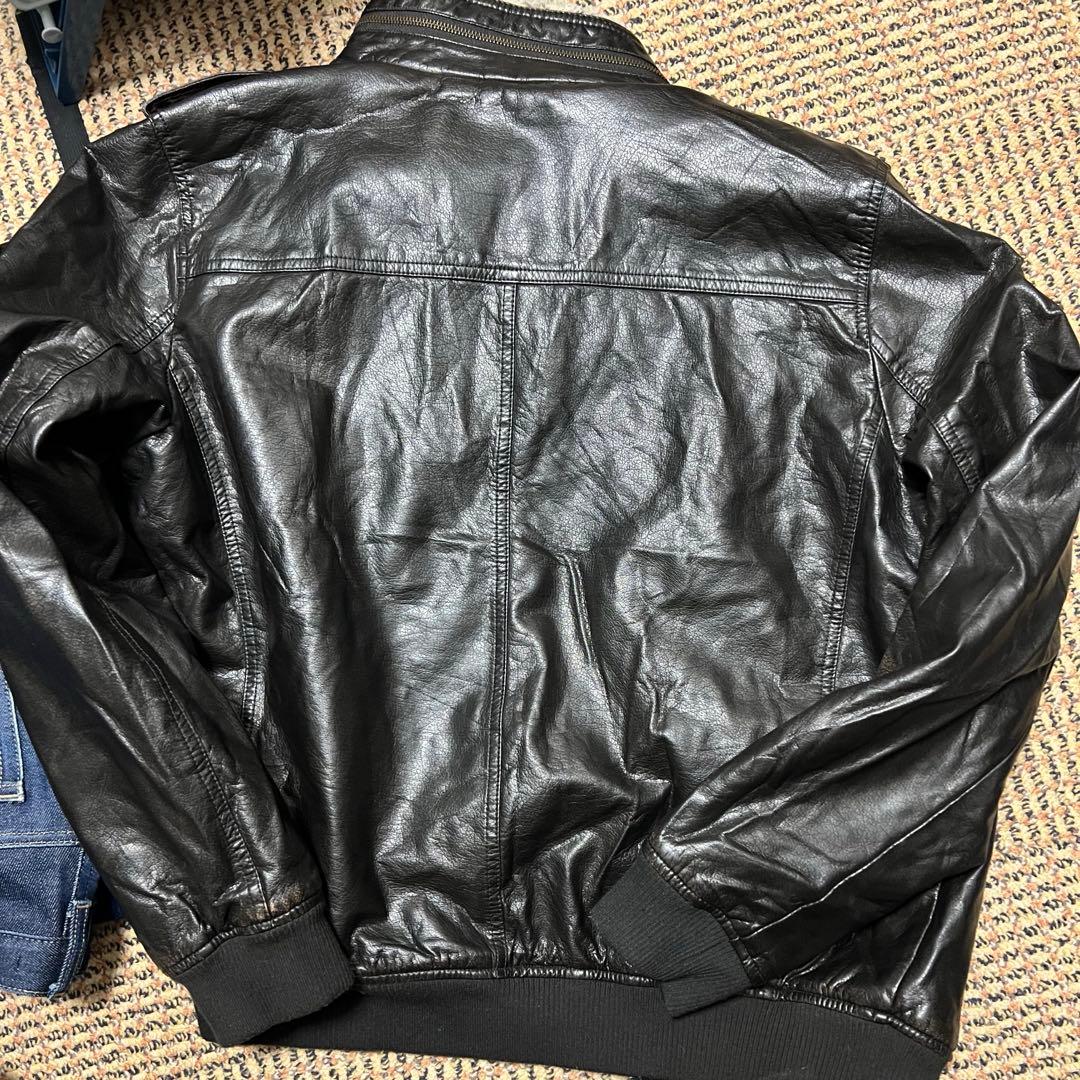 戸*呂様 Levi's　リーバイス　フェイクレザージャケット　裏ボア　ボンバージ