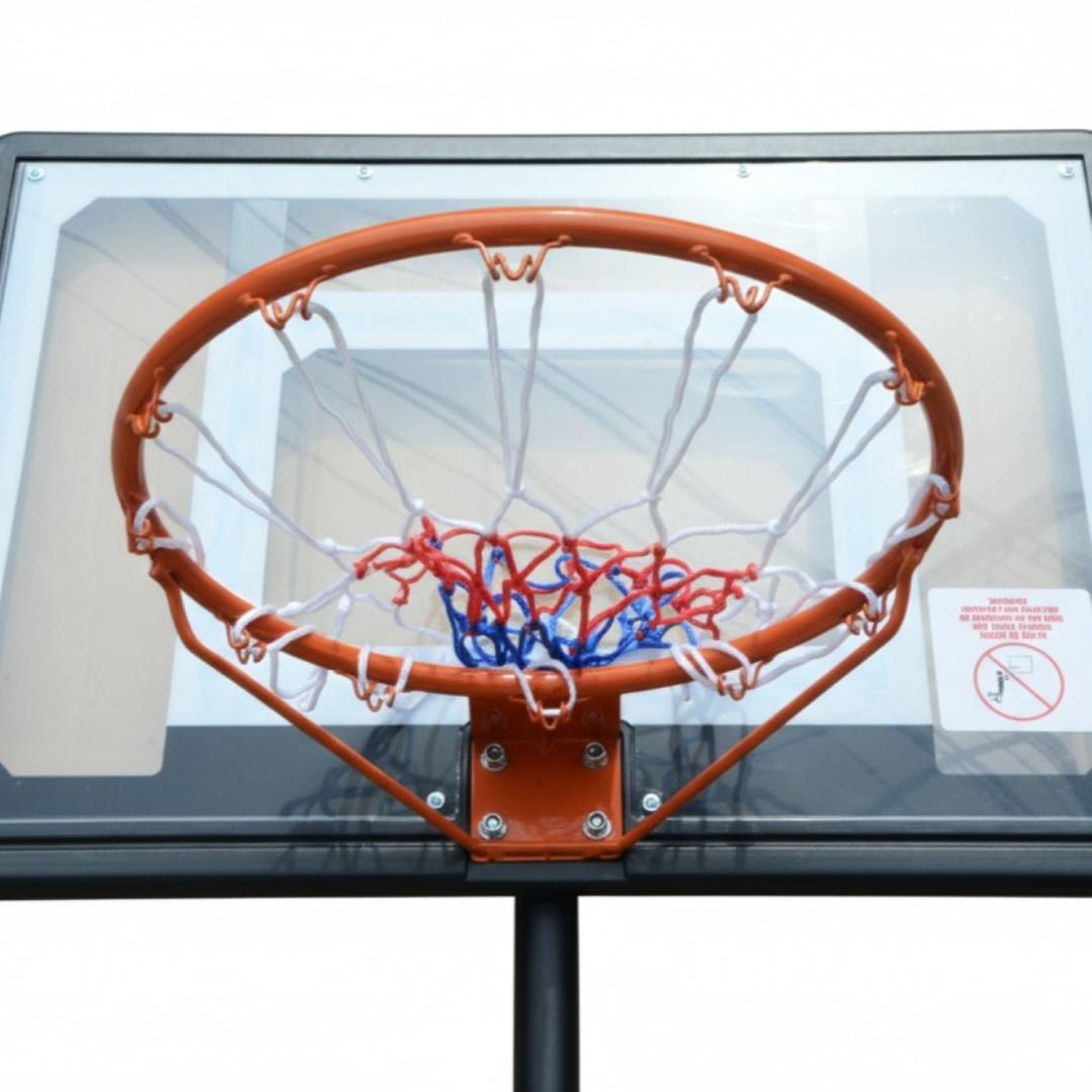 バスケットゴール屋外屋内対応子供組立簡単手動ポンプ工具付きバスケットボール練習用