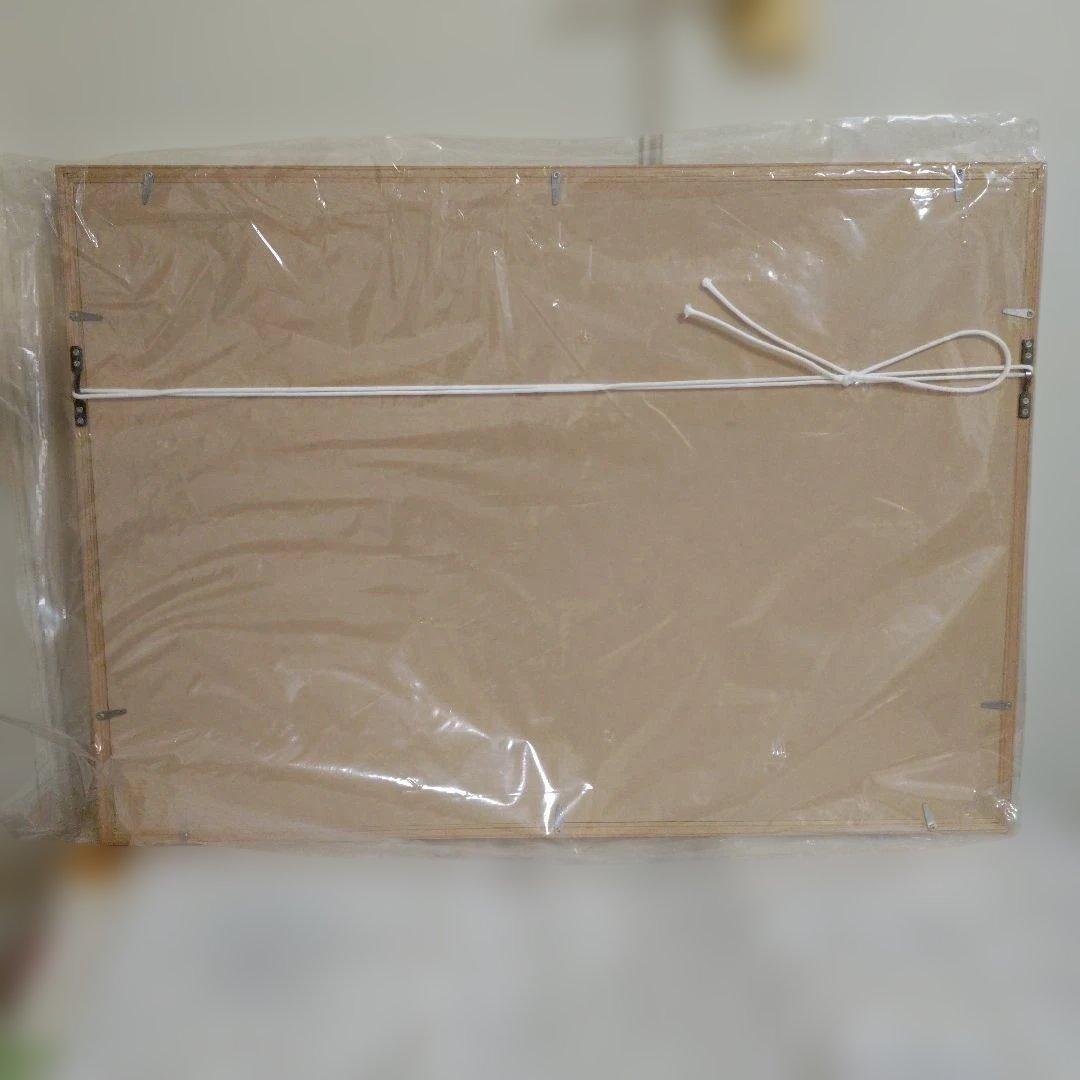 ミナペルホネン life puzzle ポスター 額装 未使用品 ライフパズル