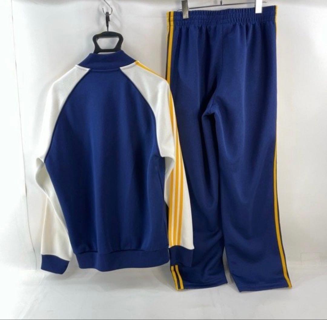 adidas アディダス ジャージ トラックジャケット パンツ セットアップ 青
