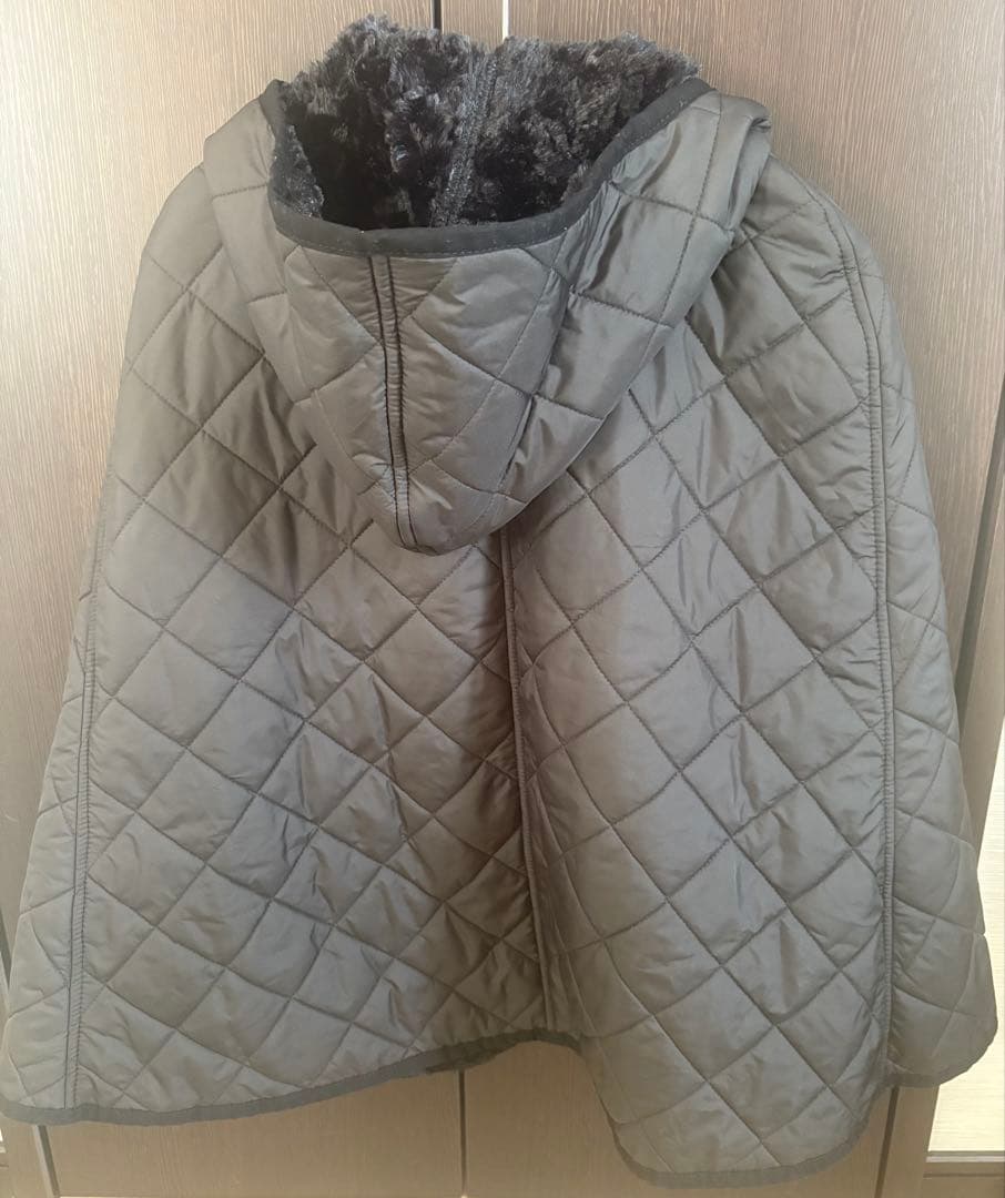 マッキントッシュ　フーディ　キルティング　ポンチョ