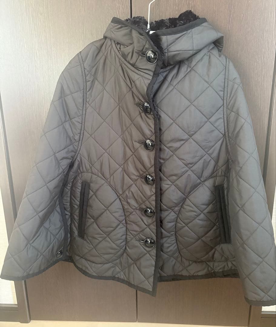 マッキントッシュ　フーディ　キルティング　ポンチョ