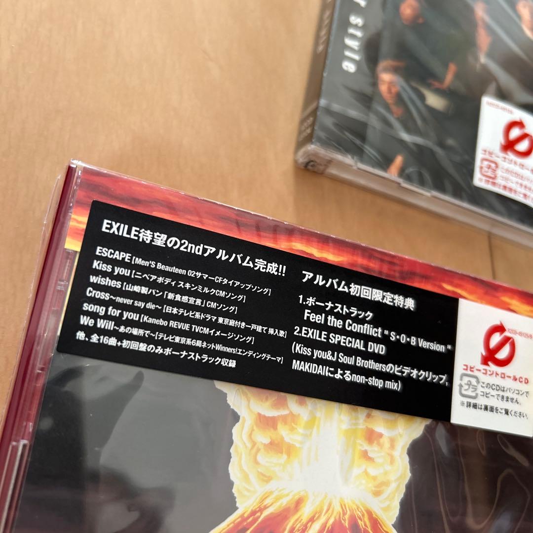 【即購入ok!!】EXILE 第一章 アルバム 初回盤 未開封3タイトルセット