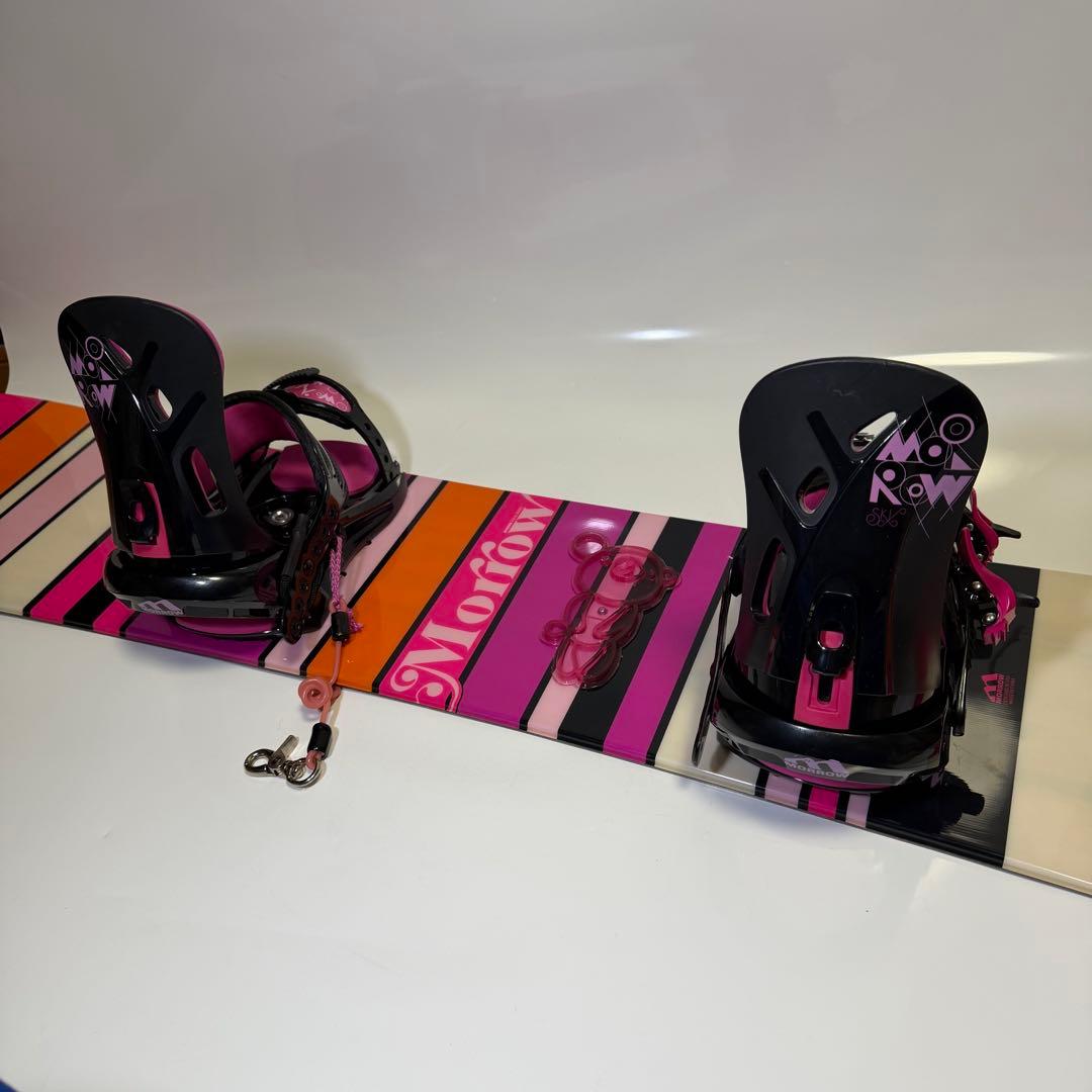 【初心者おすすめ】Morrow レディース スノーボード セット 140cm