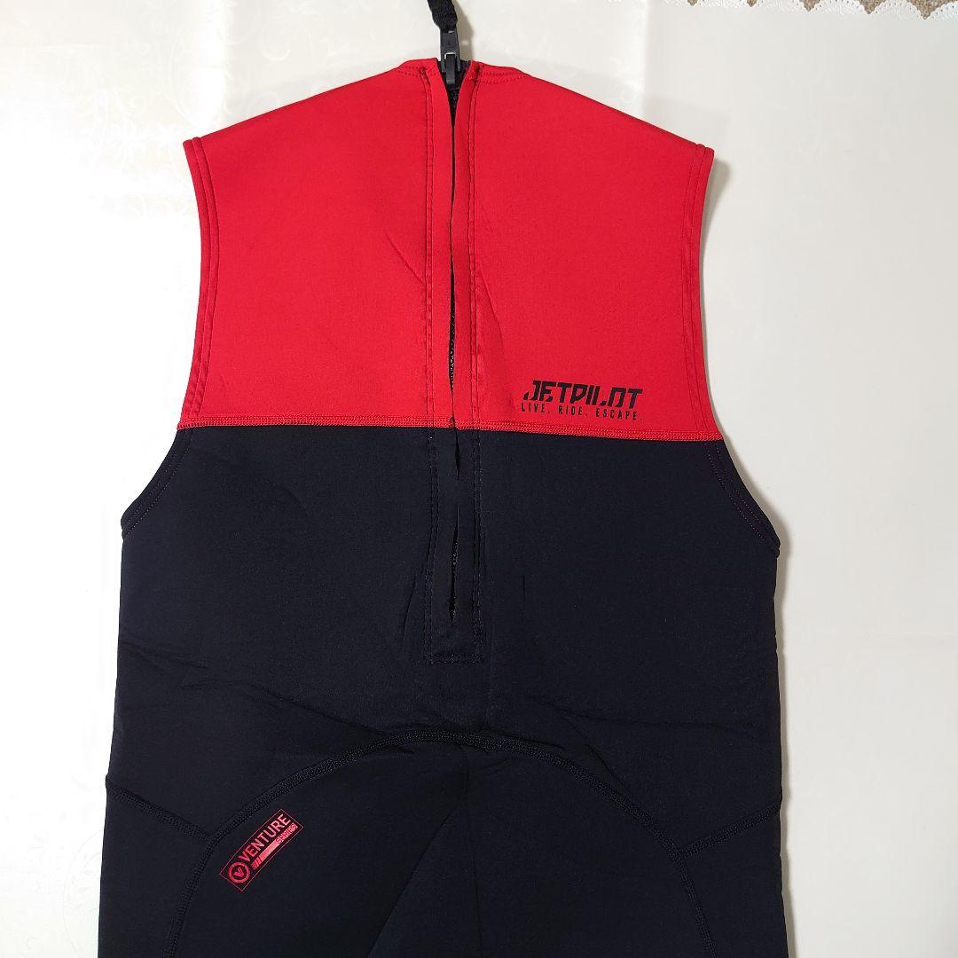 英*吉様 JETPILOT ウェットスーツ ロングジョン XL ブラック×レッド