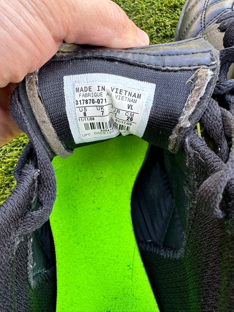 シューズ Nike Tiempo Natural II Volt Leather