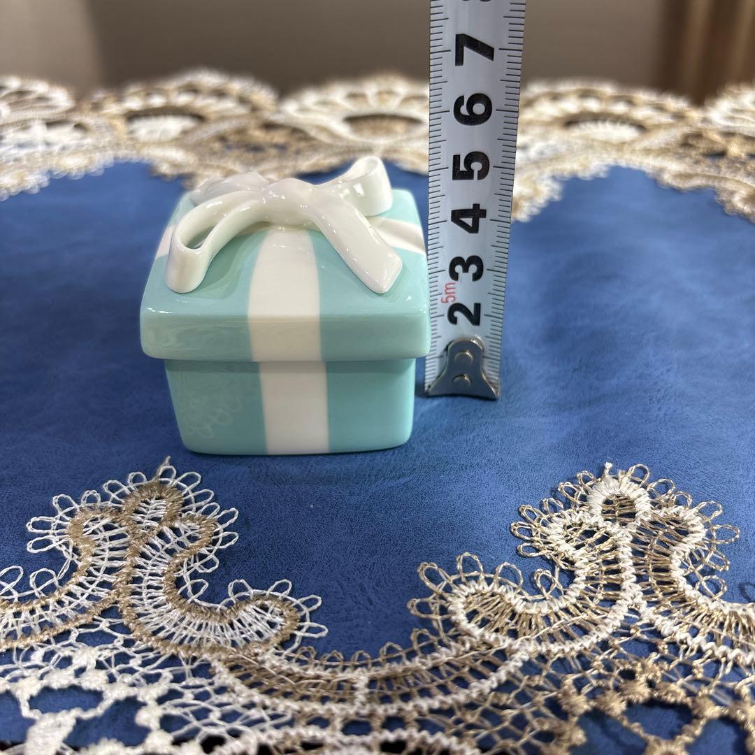 ティファニー　ブルーボックス　陶器製小物入れ