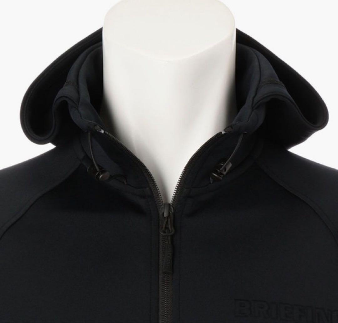 BRIEFING 3D LOGO ジップアップパーカー Mサイズ ブラック