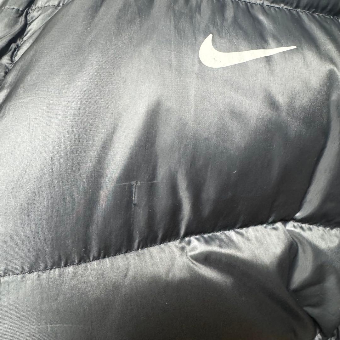 人気NIKE ダウンベンチコート　XXLサイズ　ブラック　ロング丈