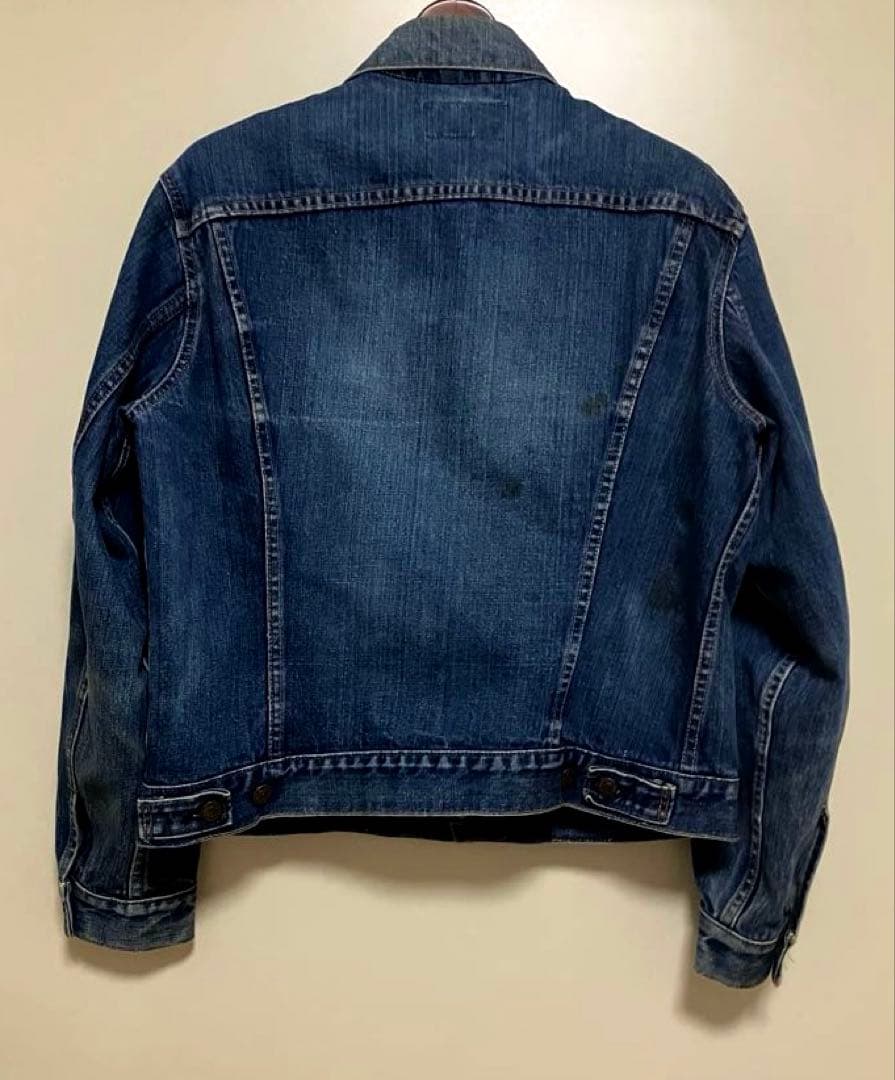 Levi's リーバイス 70505 44〜46濃紺 デニムジャケット ケアタグ