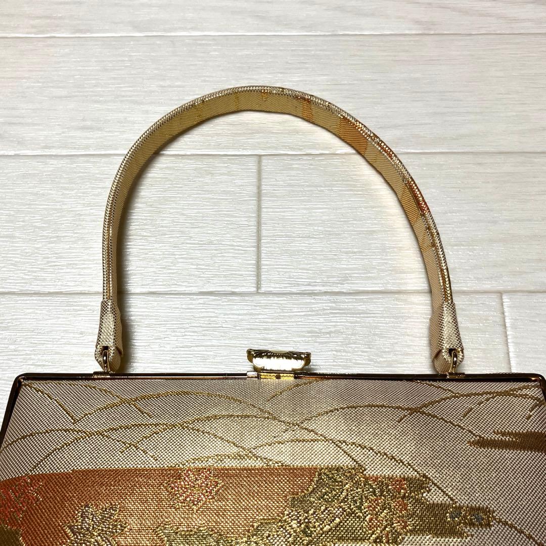 東京胡蝶　佐賀錦　草履バッグセット　帯地　箱付き