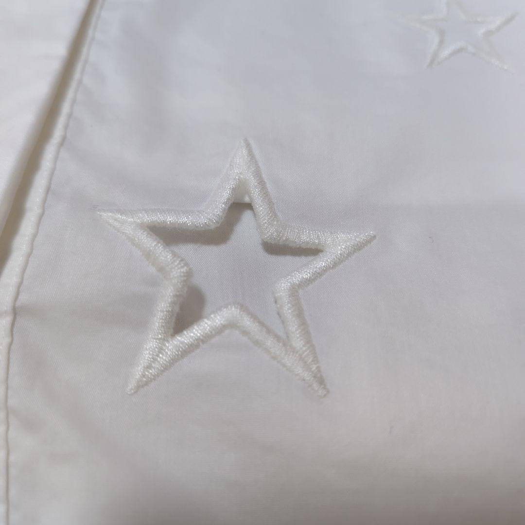 【極美品♡定価4.6万】グレースコンチネンタル　スターカットシャツワンピース　白