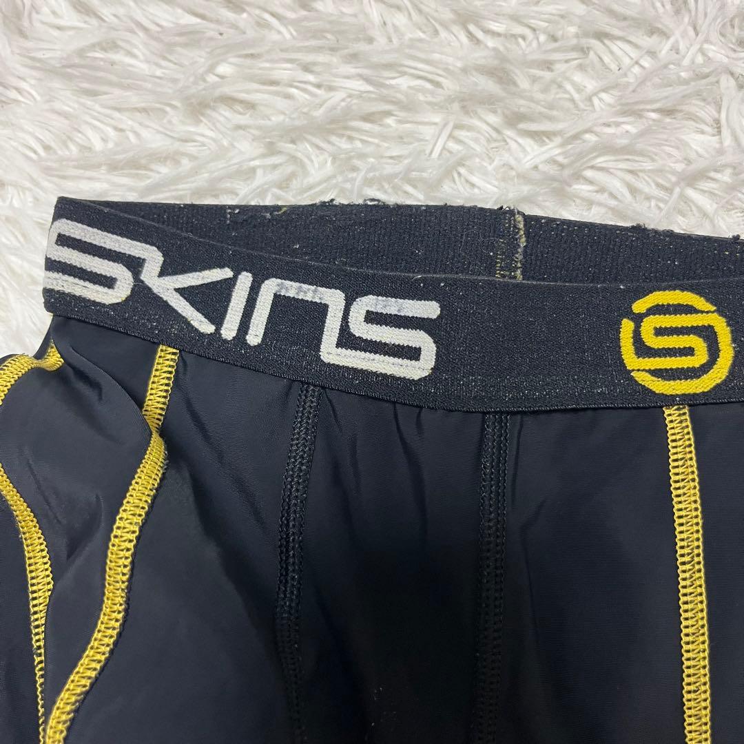 激レア SKINS スキンズ 2枚セット スパッツ タイツ ブラック YM