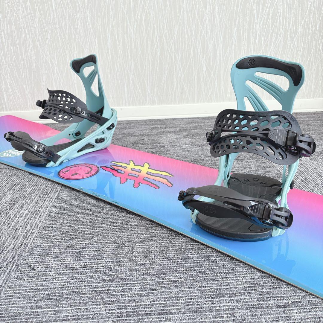 62超豪華❗️LOBSTER×FLUX スノーボードセット★154cm+ビン付