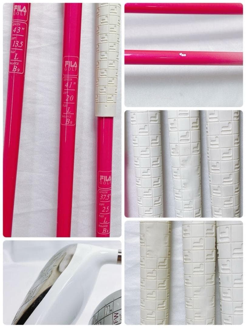 【初心者おすすめ】FILA GS-1 レディース ゴルフクラブセット 7本