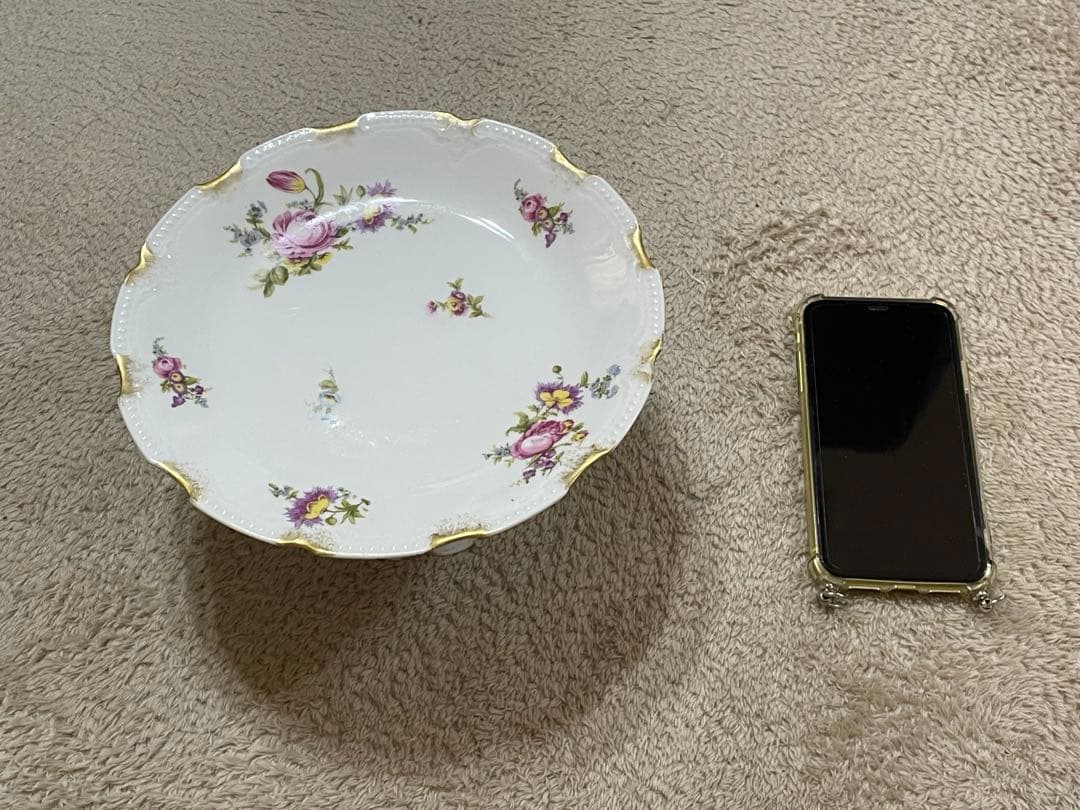 A&C13239 薔薇や春の花のコンポート Limoges GD&C フランス製