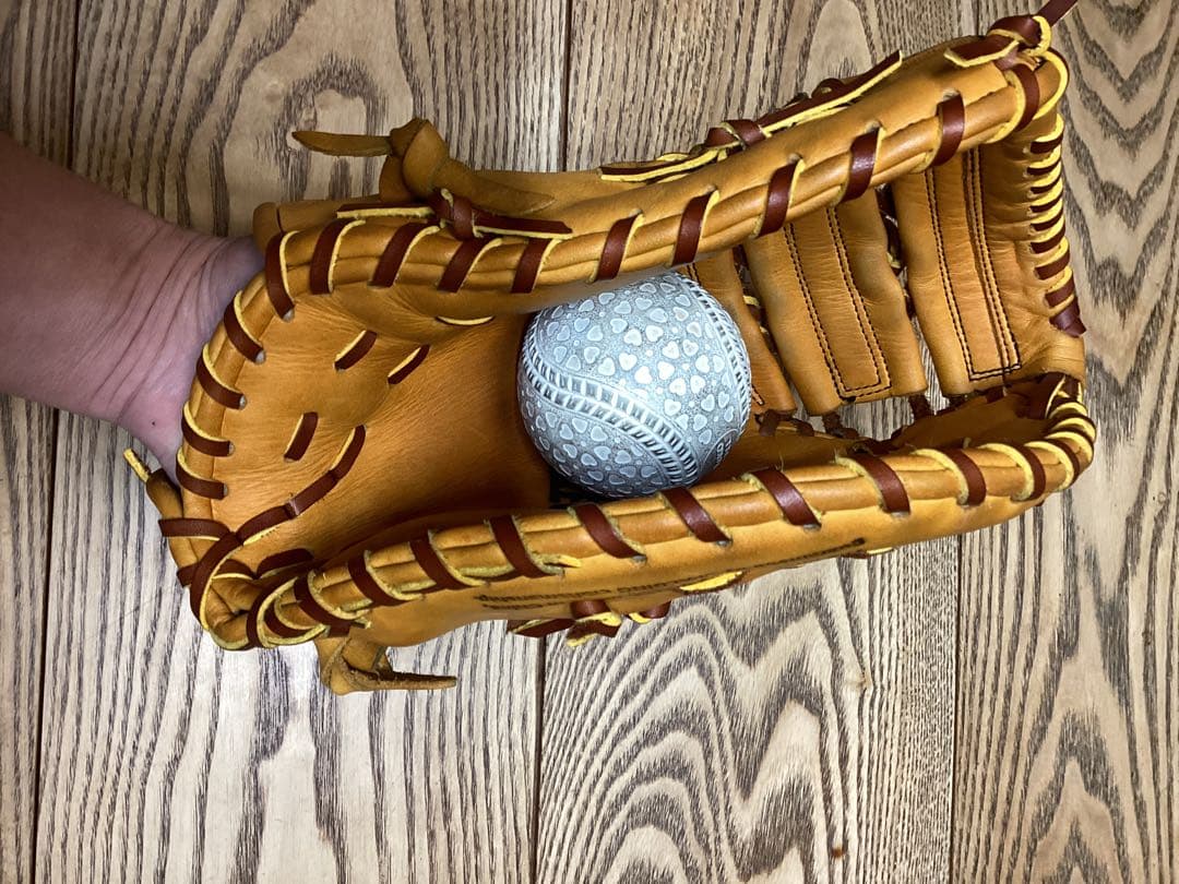 じ*り様 ファーストミット 小ぶりな大きさ 軟式野球グローブ SPMJ–3