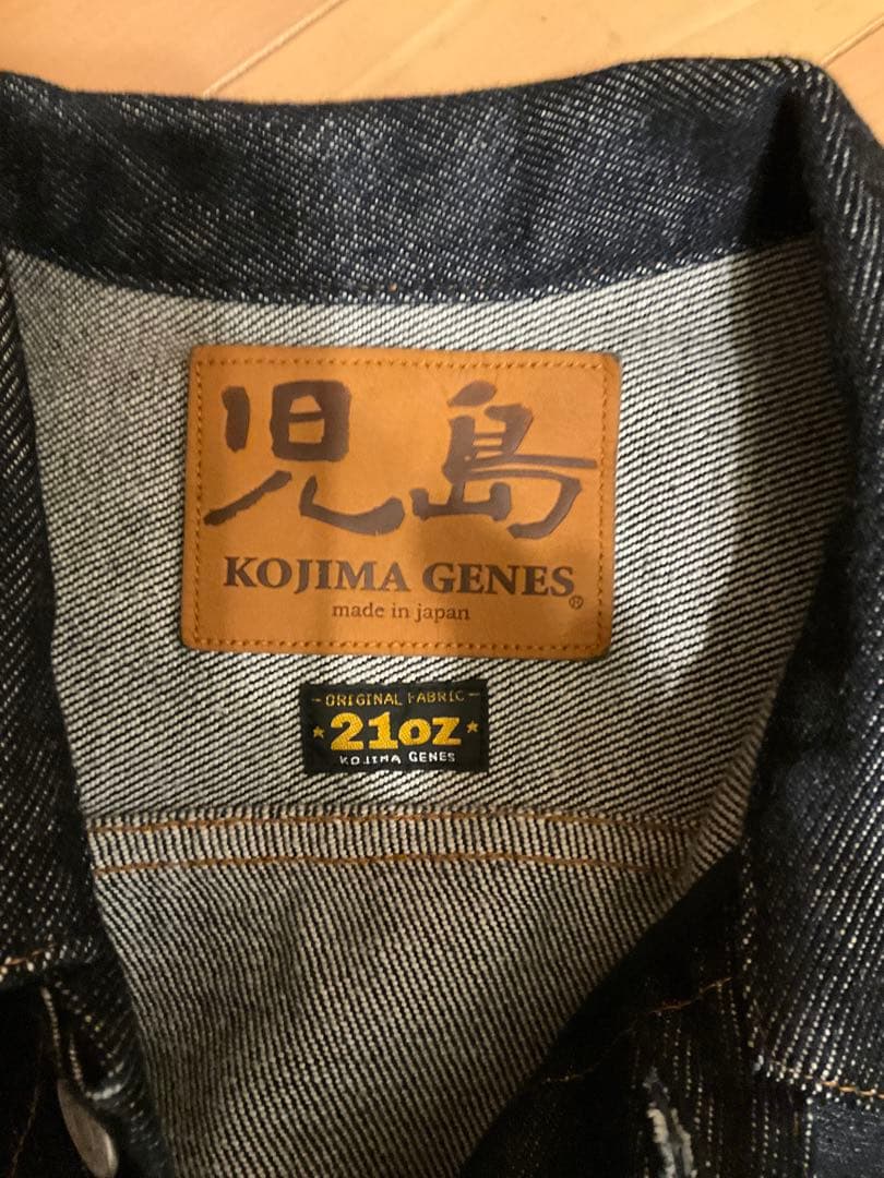 児島ジーンズRNB-5500 21ozデニムジャケット XL インディゴ