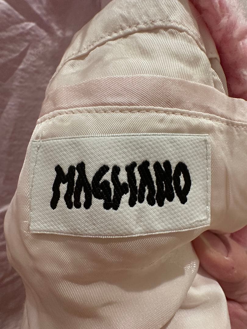 MAGLIANO マリアーノピンクツイードジャケットXS イタリア製
