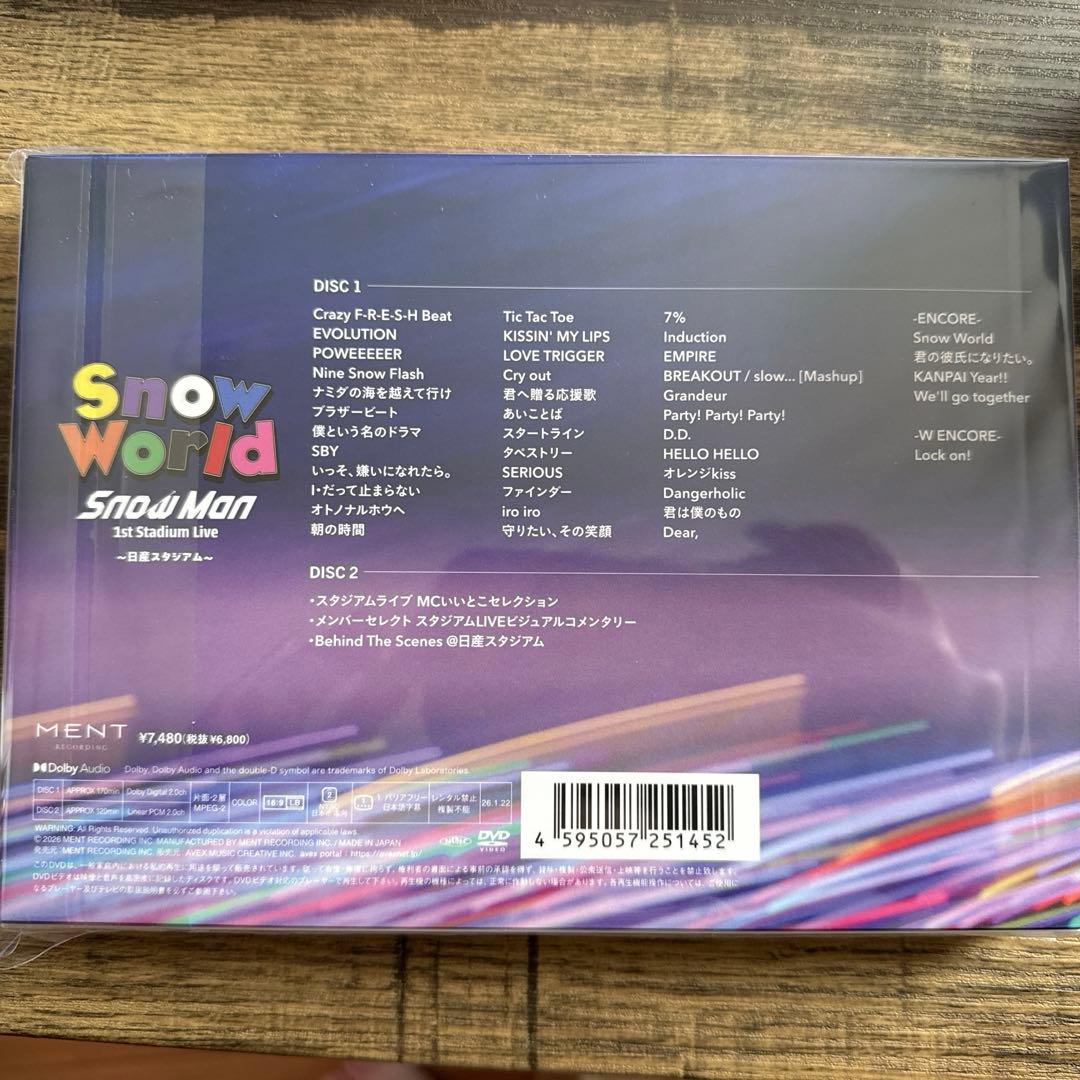 World~1st Stadium Live~日産スタジアム DVD