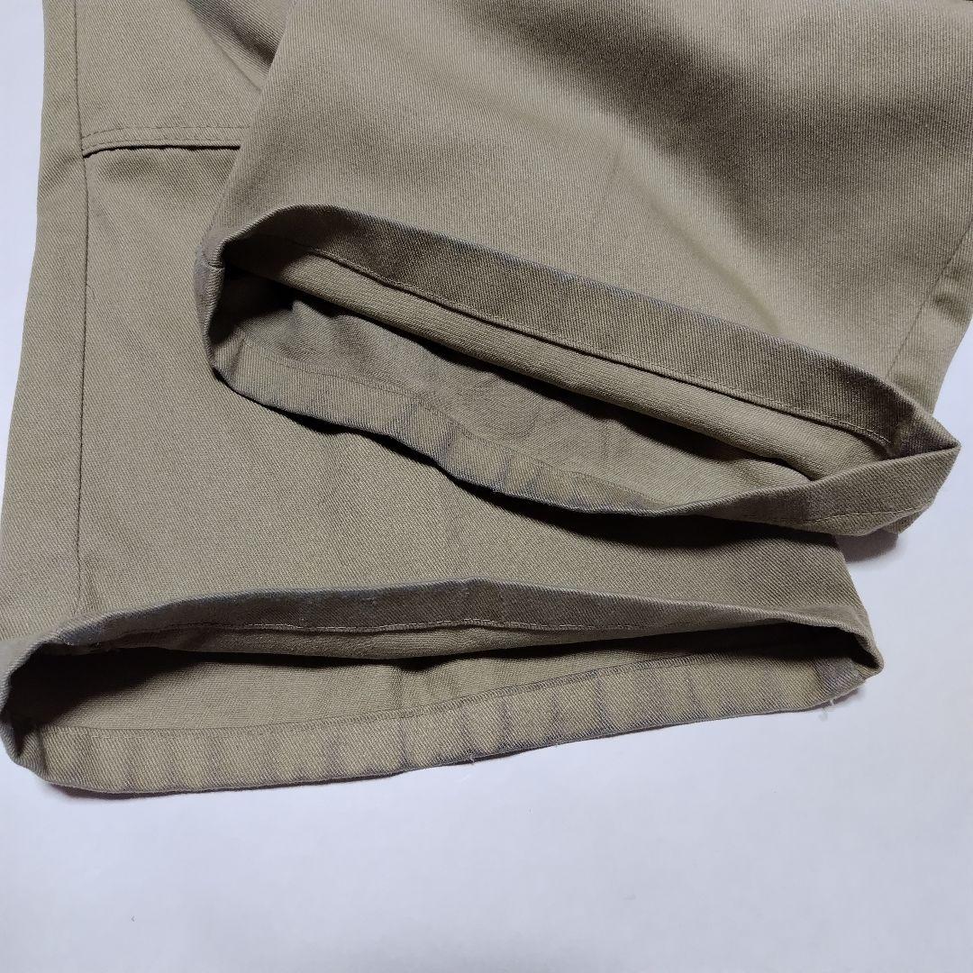 90s USA製 Dickies ダブルニー 圧着タグ 85283 バギーパンツ