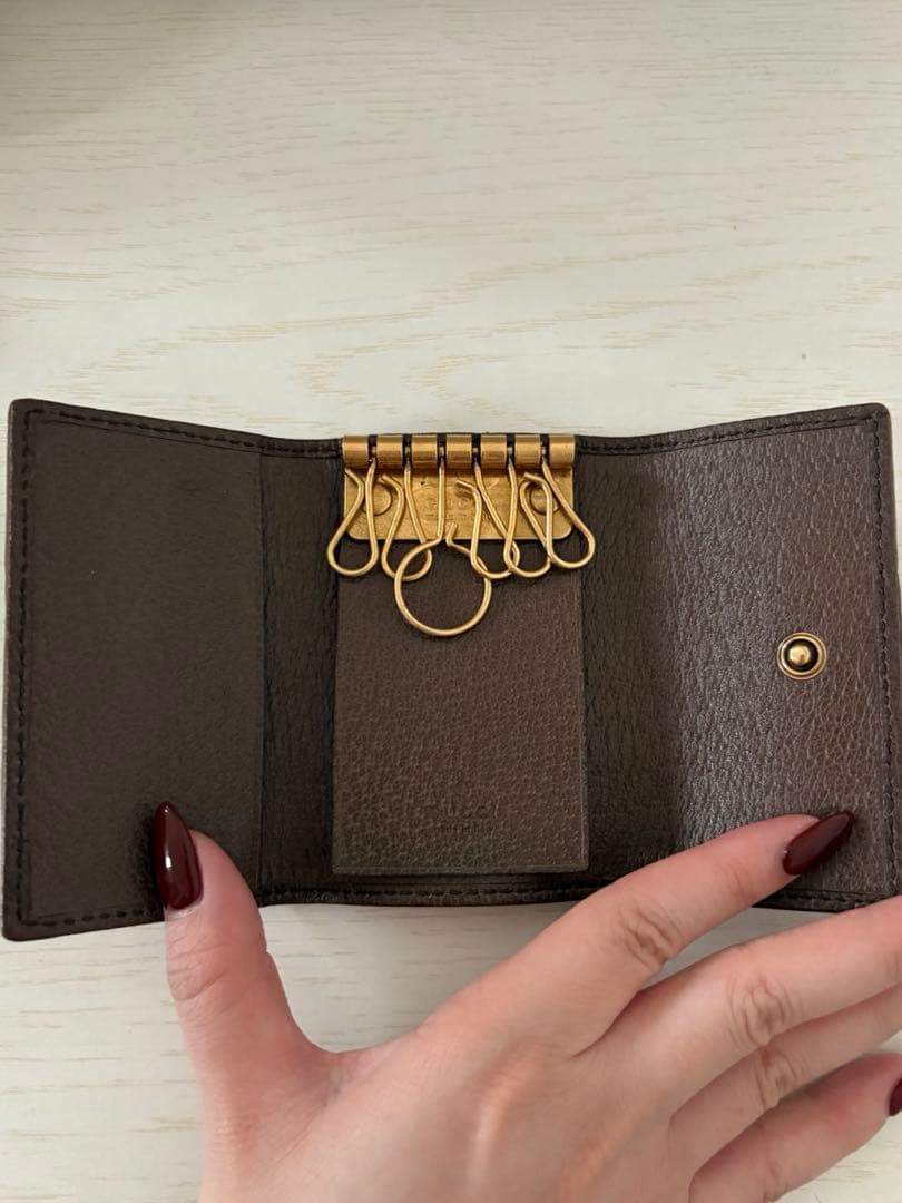 【美品】GUCCI GGパターン キーケース