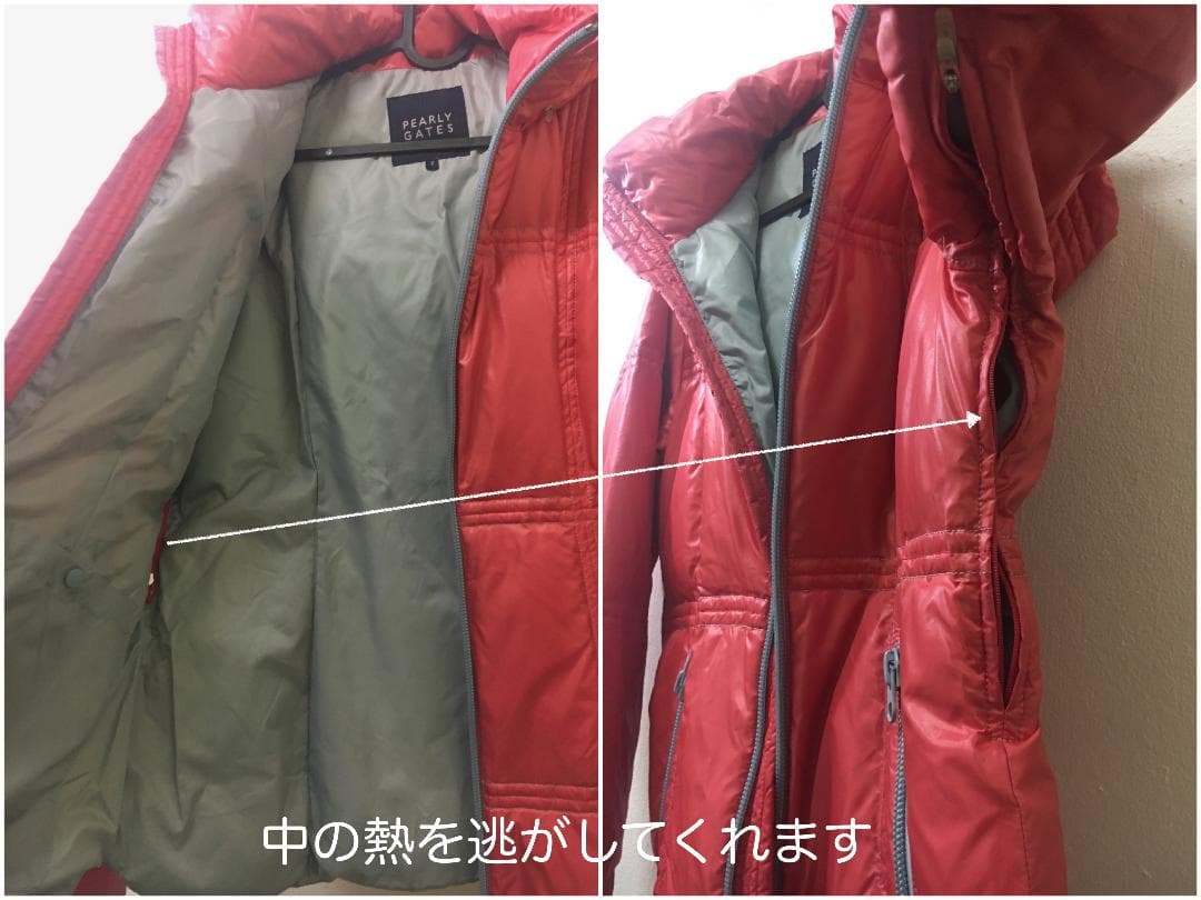 M)PEARLY GATES パーリーゲイツ ダウンコート パーカー取り外し可