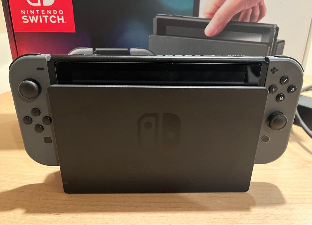 【箱付】初代ニンテンドースイッチ Nintendo Switch 本体　グレー