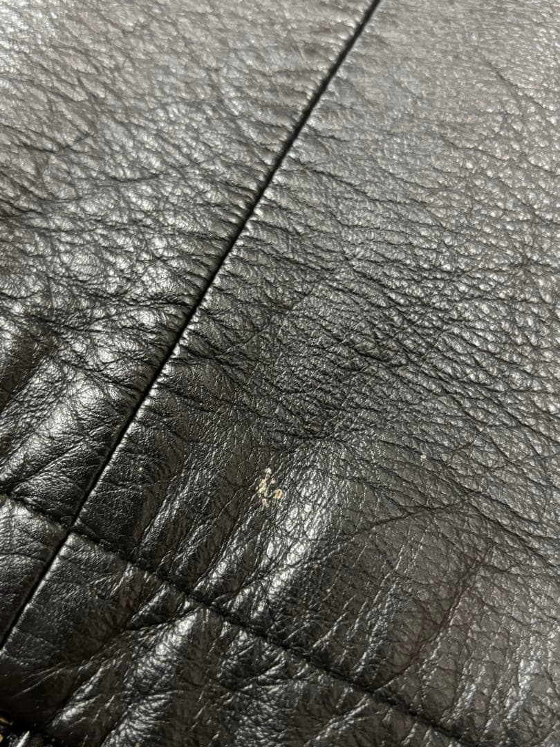 OLD GAP レザージャケット　90s ~ 00s 裏キルティング　ブラック