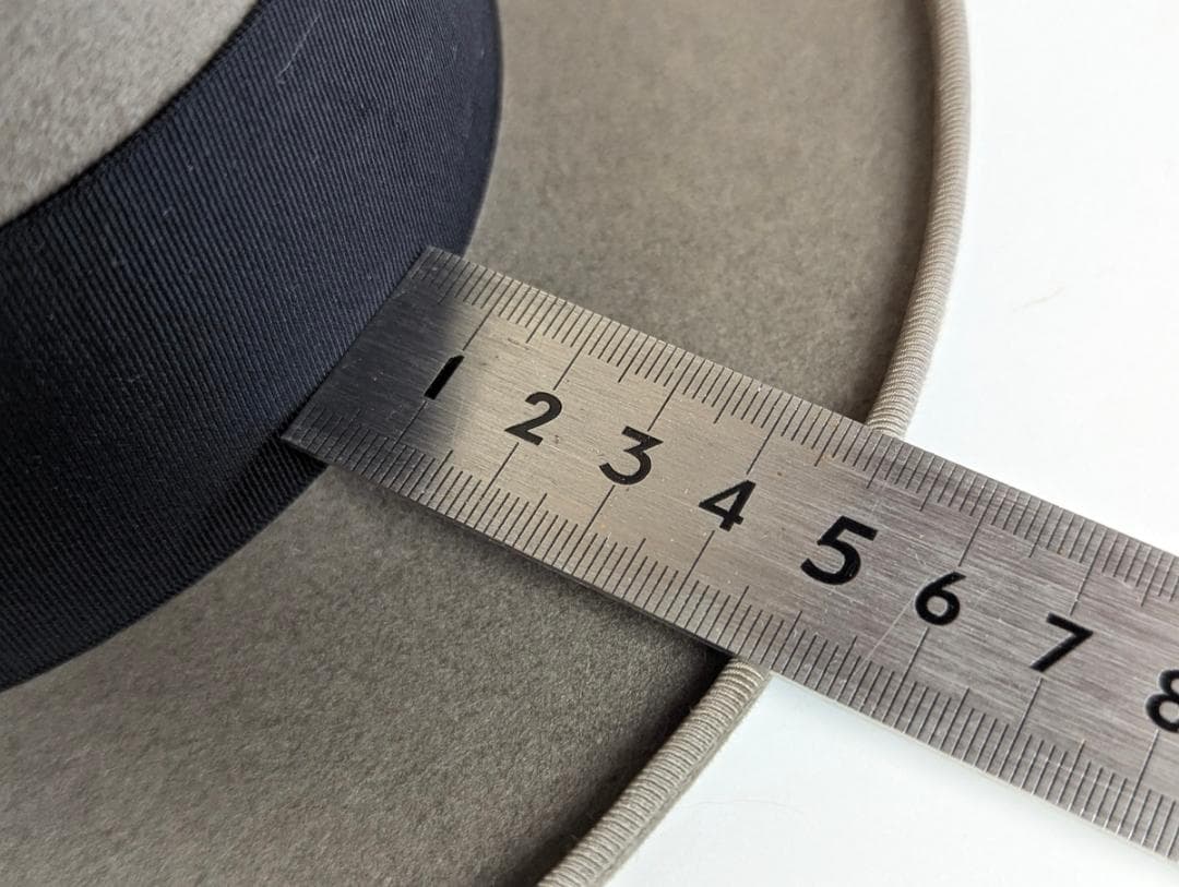 Cavanagh USAヴィンテージ ホンブルグハット グレー Mサイズ