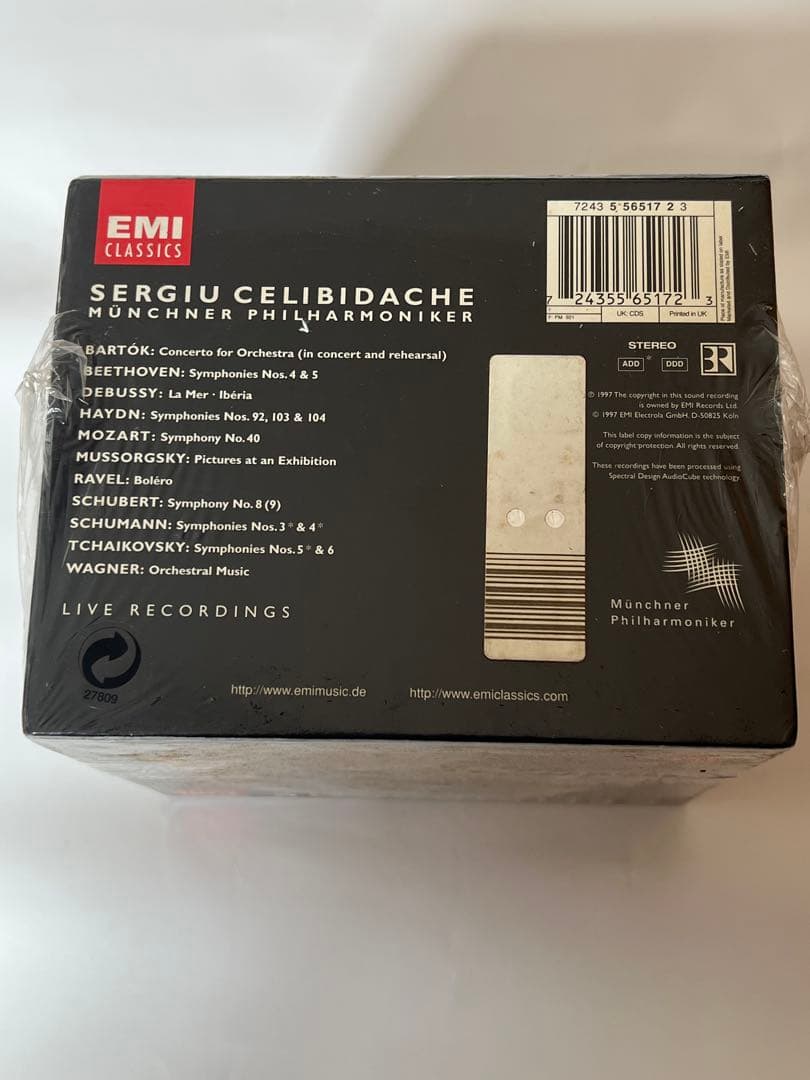 未開封　チェリピダッケ　BOXセット クラシック名曲集