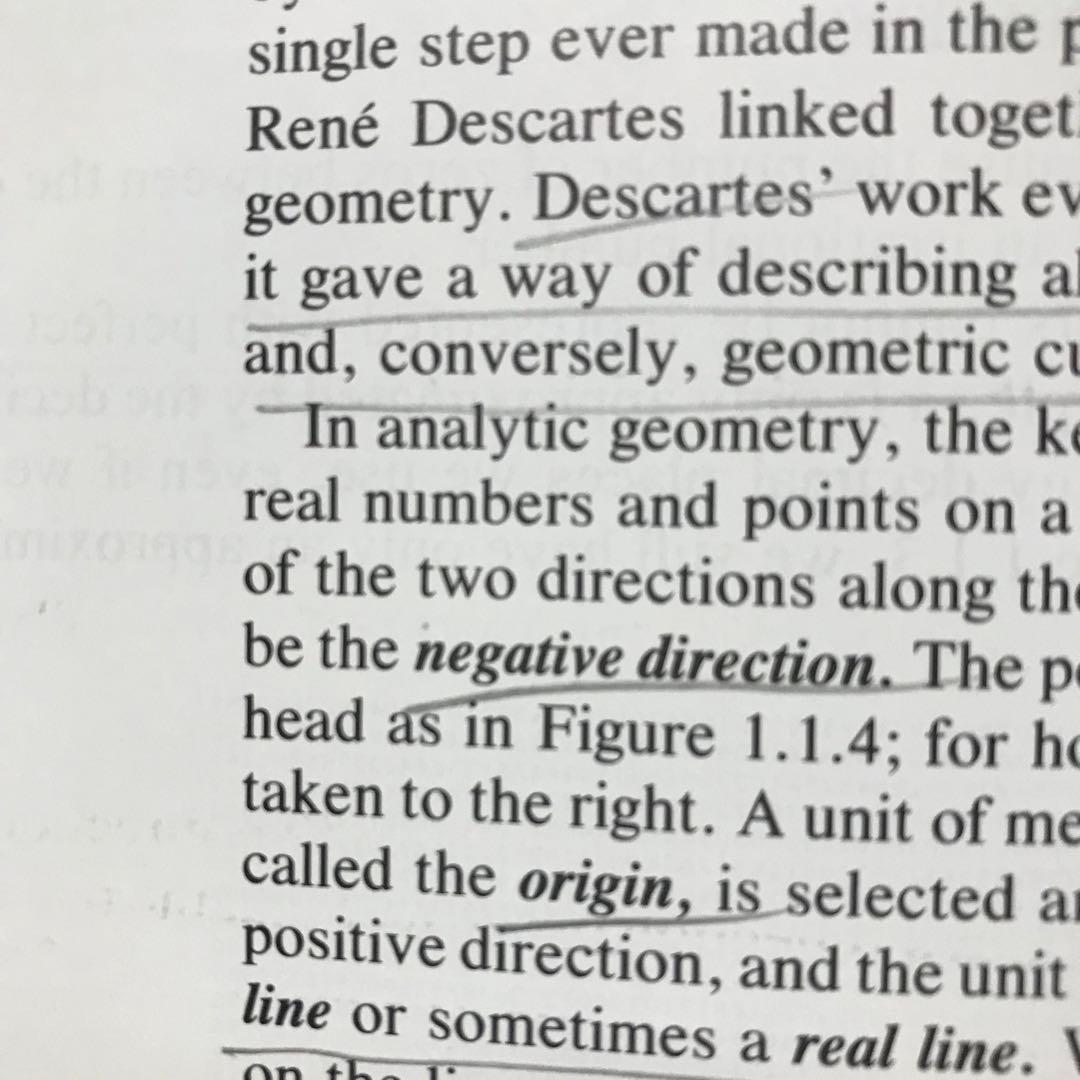 Calculus with Analytic Geometry　解析幾何学
