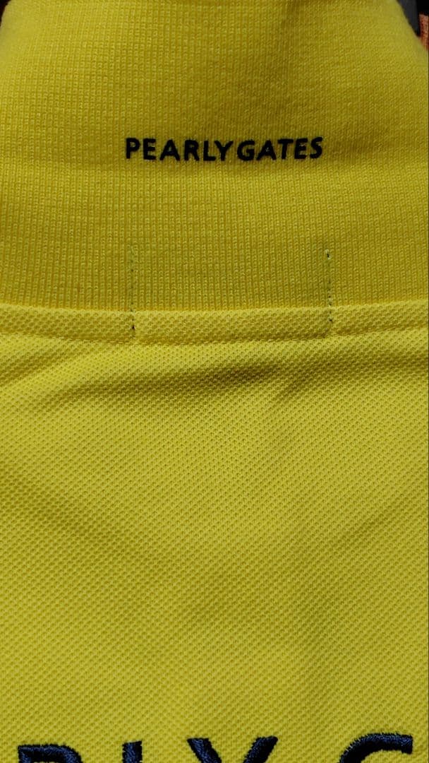 パーリーゲイツレディース半袖ポロシャツ　イエロー　サイズ2