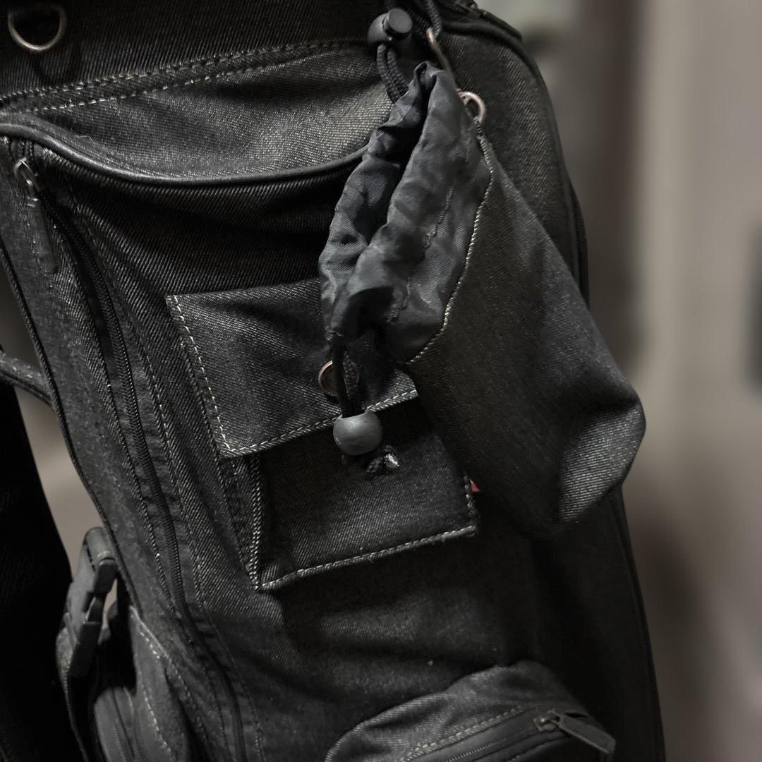 ブラックデニムキャディバッグゼクシオ