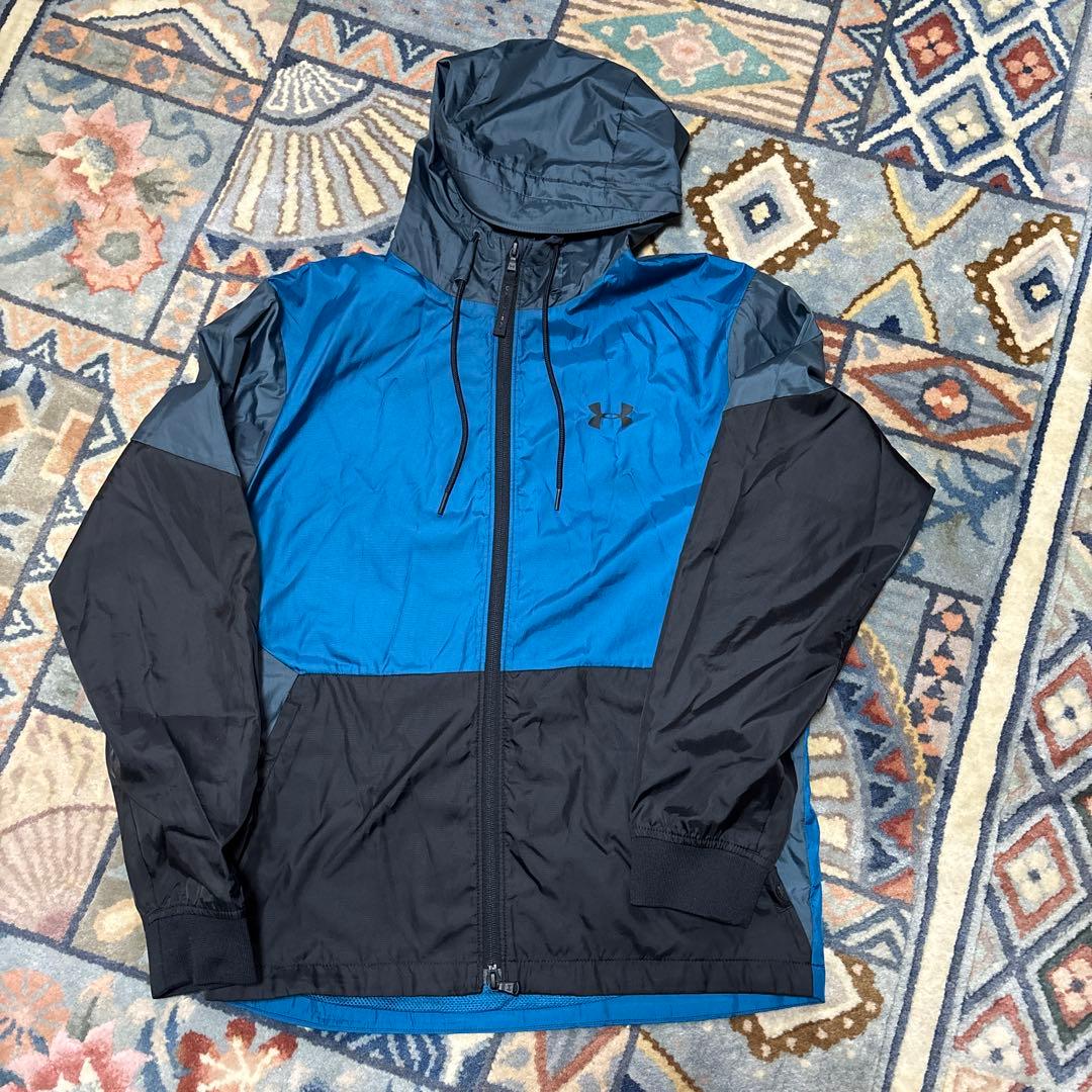 Under Armour ナイロン上下セット 青/黒