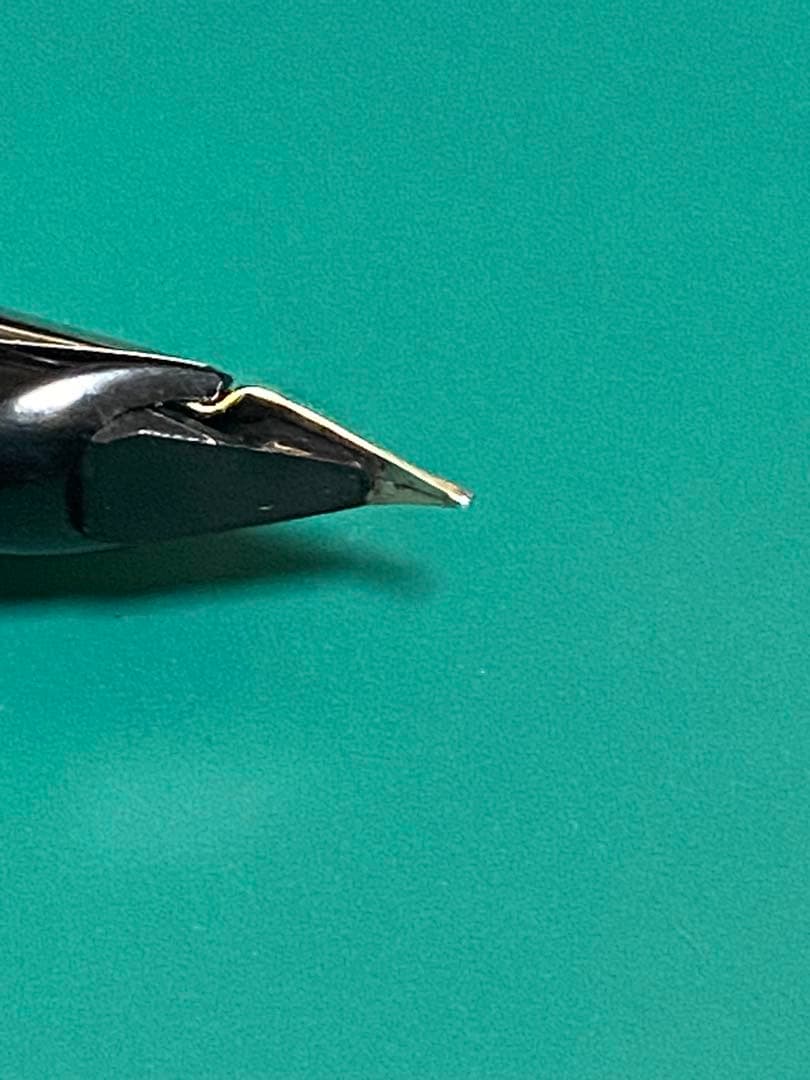 70年代ウォーターマンCFシルバーモアレ18Kペン 美品