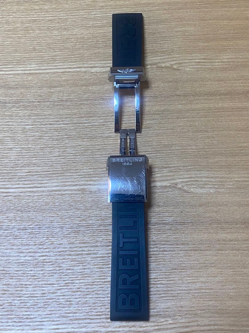 BREITLING　ブライトリング ラバーベルト22mm Dバックル20mm