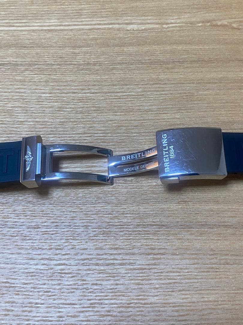 BREITLING　ブライトリング ラバーベルト22mm Dバックル20mm