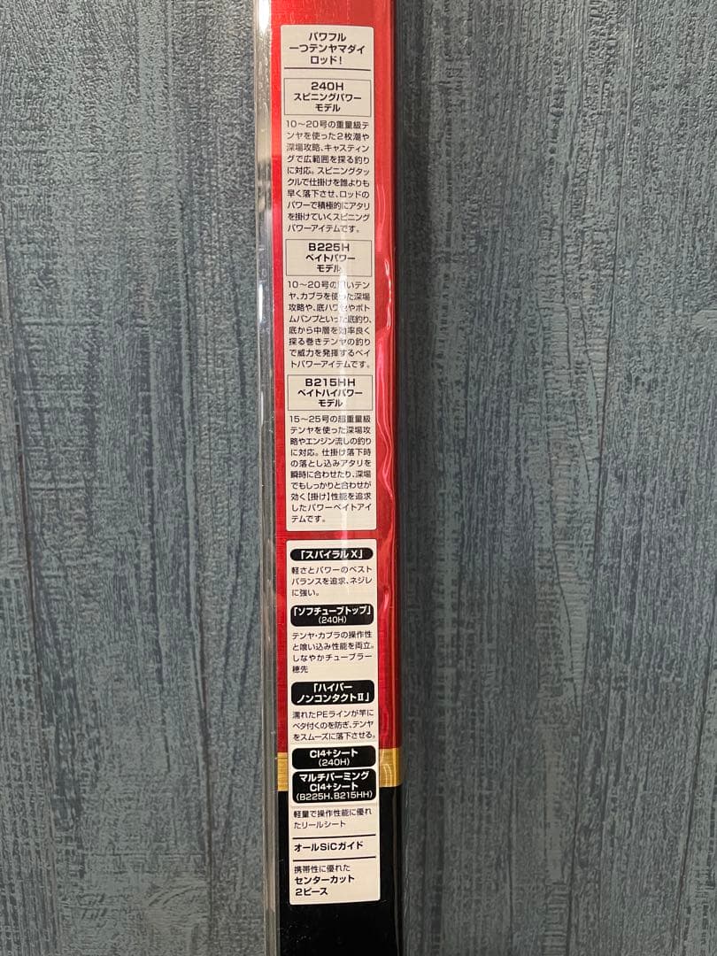 【修理歴あり】炎月 一つテンヤマダイ SS 240H 中古