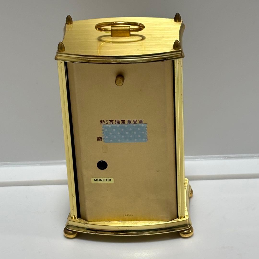 SEIKO EMBLEM HW481G メロディー 置時計 オルゴール