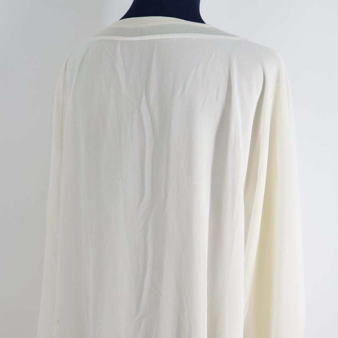 【ベリーダンス用衣装】ホワイト×ゴールド ハリージドレス ラメ ガラベーヤ