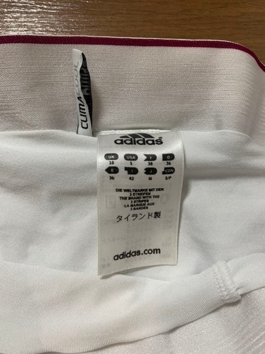 adidas アディダス　テニスウェア　ゲームウェア　ピンク　ホワイト