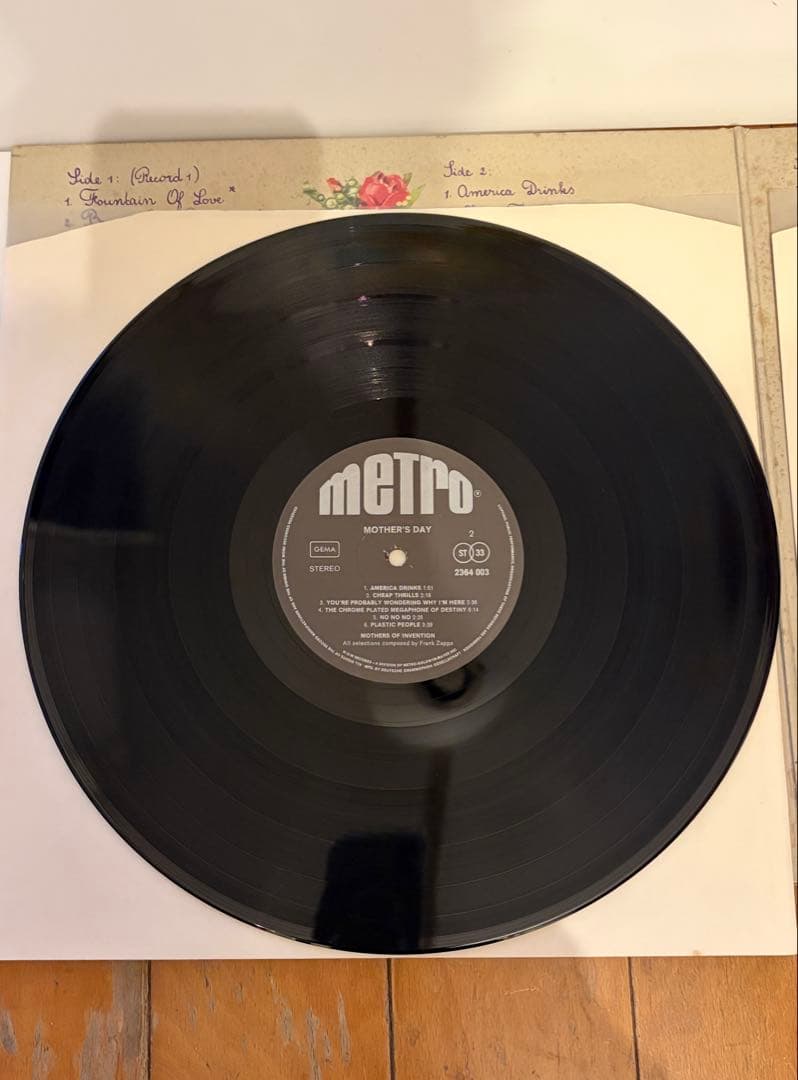 洋楽 Frank Zappa &The Mothers Of Invention LP