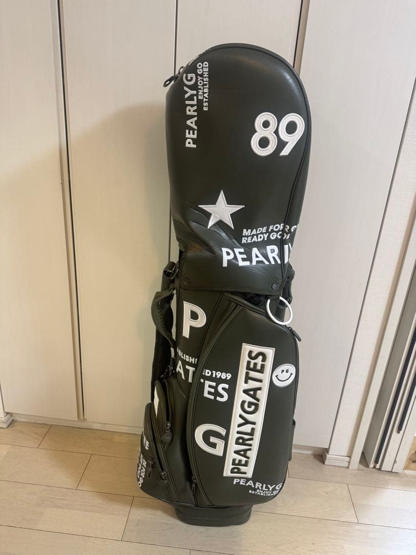 PEARLY GATES スタンドバッグ カーキ